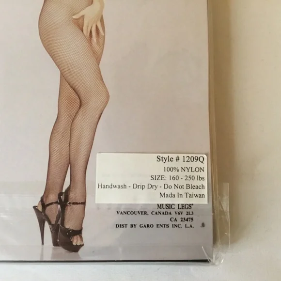 Music Leg Reversible Body Stocking - Picture 4 of 4